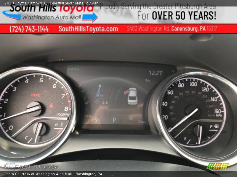 Celestial Silver Metallic / Ash 2020 Toyota Camry XLE