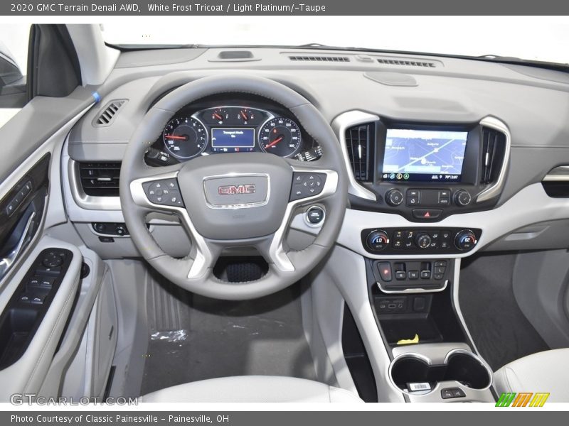 White Frost Tricoat / Light Platinum/­Taupe 2020 GMC Terrain Denali AWD