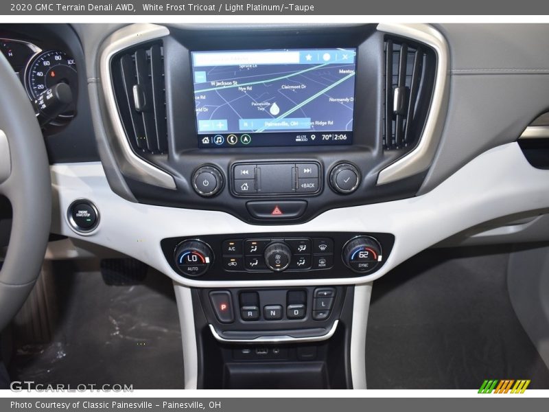 White Frost Tricoat / Light Platinum/­Taupe 2020 GMC Terrain Denali AWD