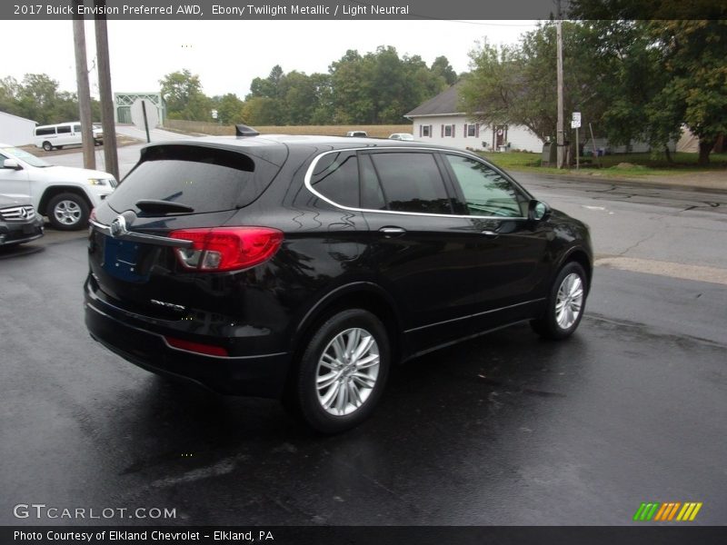 Ebony Twilight Metallic / Light Neutral 2017 Buick Envision Preferred AWD