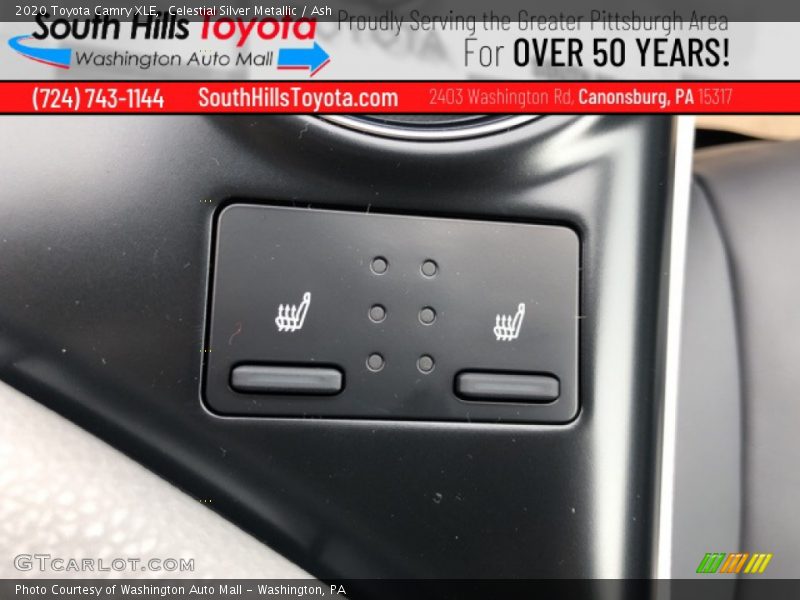 Celestial Silver Metallic / Ash 2020 Toyota Camry XLE