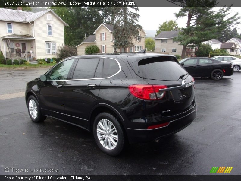 Ebony Twilight Metallic / Light Neutral 2017 Buick Envision Preferred AWD
