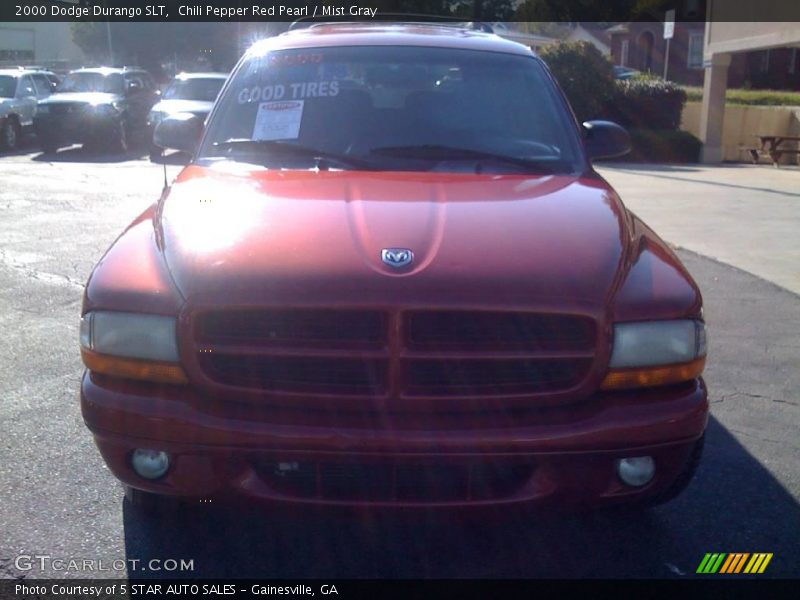 Chili Pepper Red Pearl / Mist Gray 2000 Dodge Durango SLT