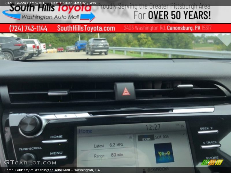 Celestial Silver Metallic / Ash 2020 Toyota Camry XLE