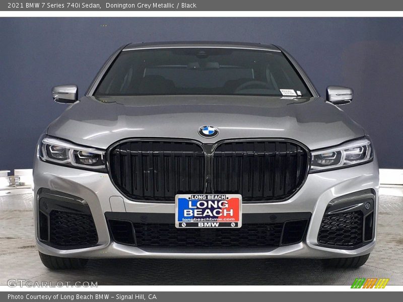 Donington Grey Metallic / Black 2021 BMW 7 Series 740i Sedan
