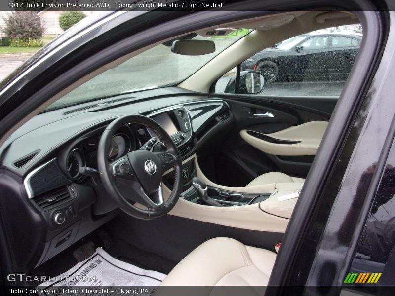 Ebony Twilight Metallic / Light Neutral 2017 Buick Envision Preferred AWD