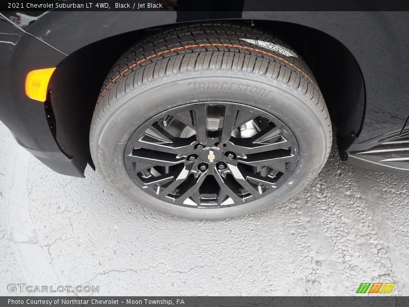 Black / Jet Black 2021 Chevrolet Suburban LT 4WD
