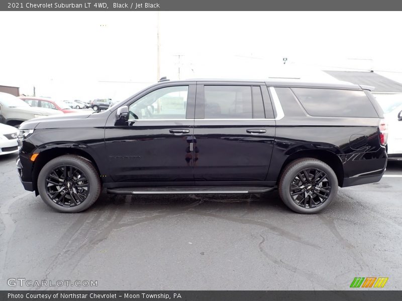 Black / Jet Black 2021 Chevrolet Suburban LT 4WD