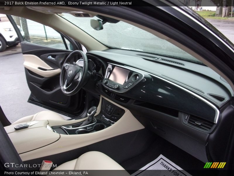 Ebony Twilight Metallic / Light Neutral 2017 Buick Envision Preferred AWD