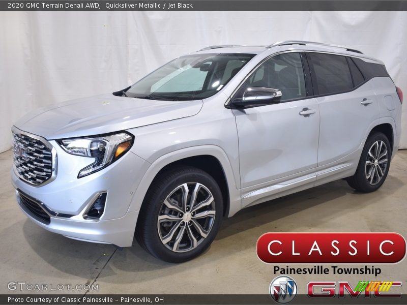 Quicksilver Metallic / Jet Black 2020 GMC Terrain Denali AWD