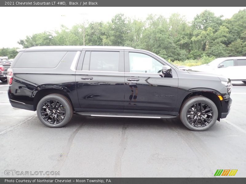 Black / Jet Black 2021 Chevrolet Suburban LT 4WD