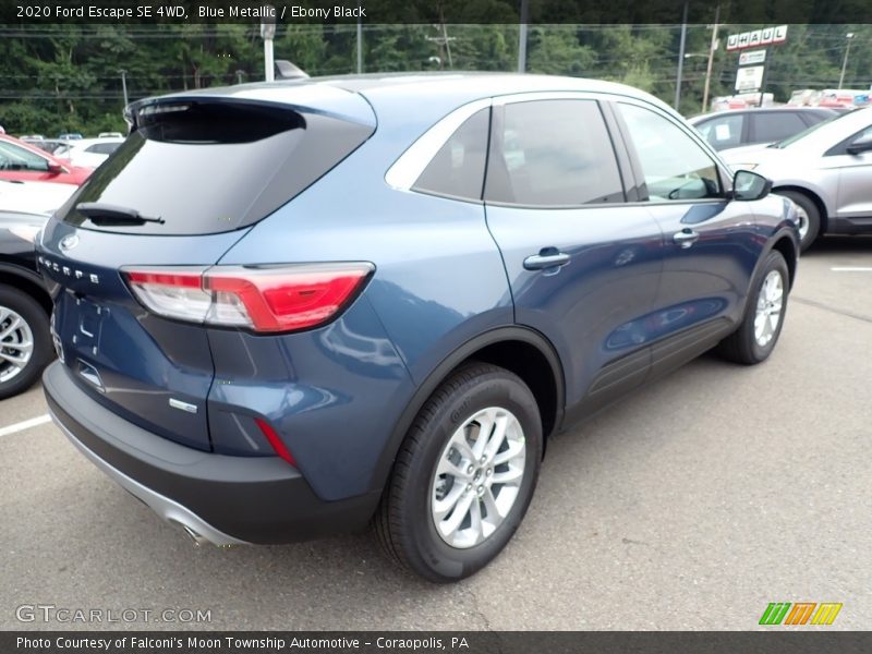 Blue Metallic / Ebony Black 2020 Ford Escape SE 4WD