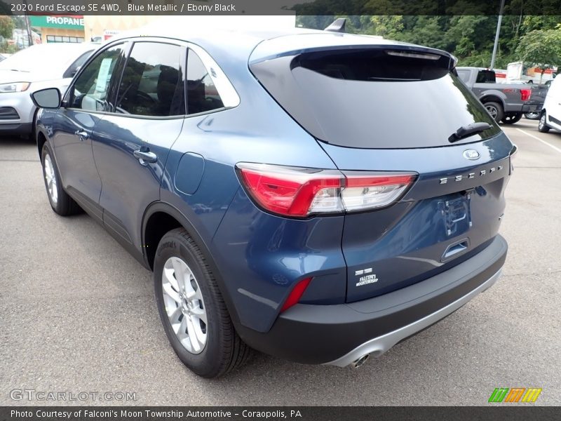 Blue Metallic / Ebony Black 2020 Ford Escape SE 4WD