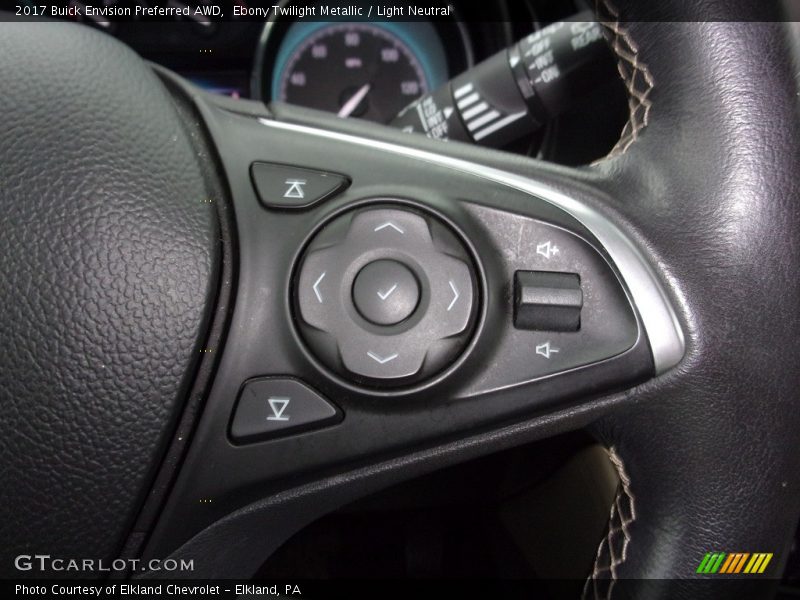 Ebony Twilight Metallic / Light Neutral 2017 Buick Envision Preferred AWD