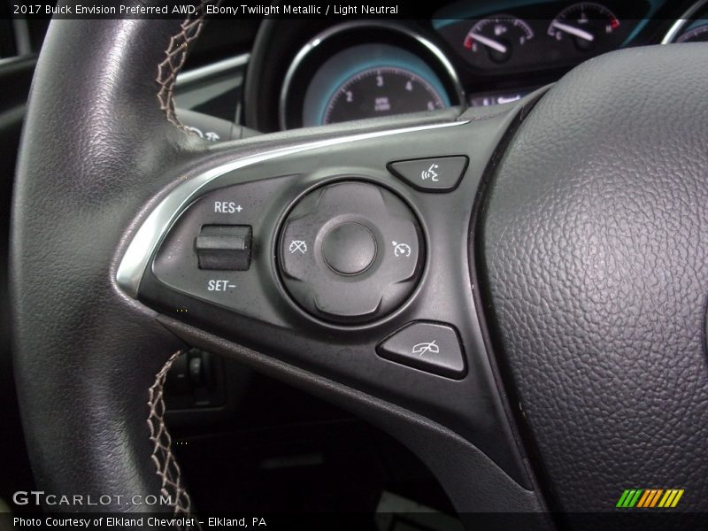 Ebony Twilight Metallic / Light Neutral 2017 Buick Envision Preferred AWD