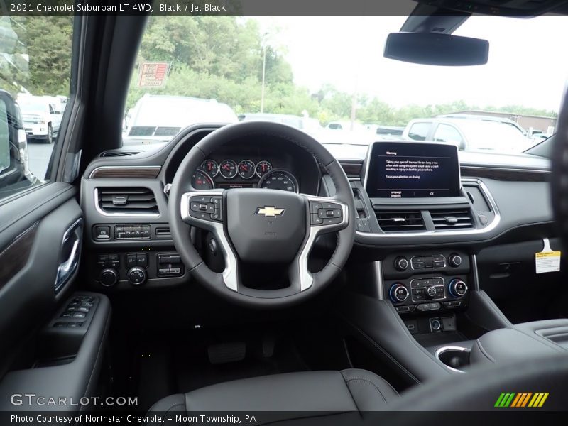 Black / Jet Black 2021 Chevrolet Suburban LT 4WD