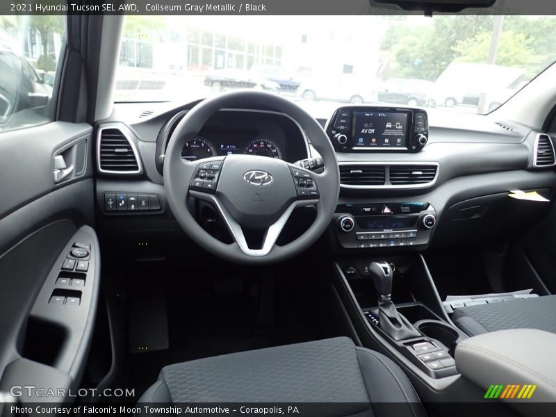 Coliseum Gray Metallic / Black 2021 Hyundai Tucson SEL AWD