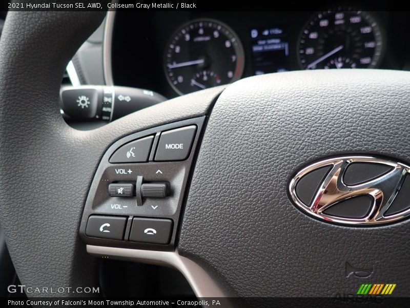 Coliseum Gray Metallic / Black 2021 Hyundai Tucson SEL AWD