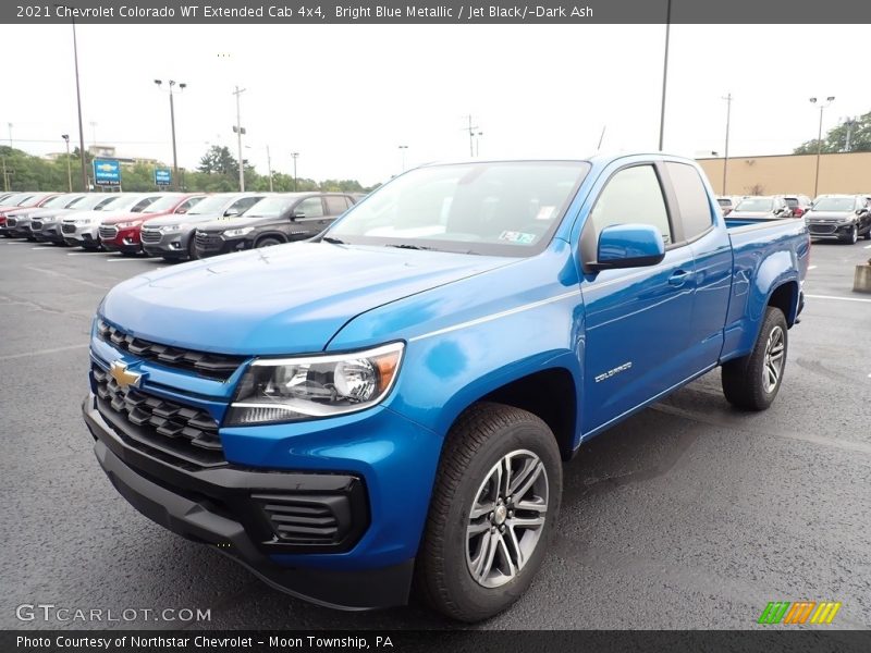 Bright Blue Metallic / Jet Black/­Dark Ash 2021 Chevrolet Colorado WT Extended Cab 4x4