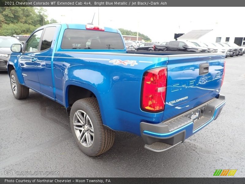 Bright Blue Metallic / Jet Black/­Dark Ash 2021 Chevrolet Colorado WT Extended Cab 4x4