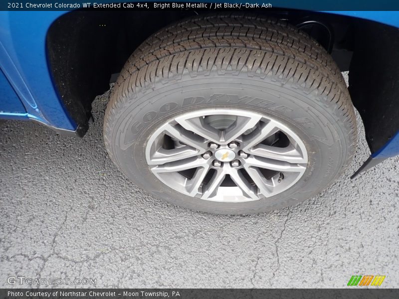 Bright Blue Metallic / Jet Black/­Dark Ash 2021 Chevrolet Colorado WT Extended Cab 4x4