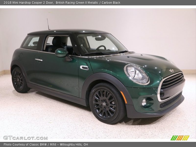 British Racing Green II Metallic / Carbon Black 2018 Mini Hardtop Cooper 2 Door