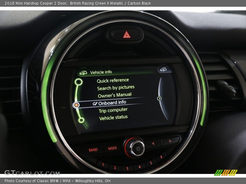 British Racing Green II Metallic / Carbon Black 2018 Mini Hardtop Cooper 2 Door