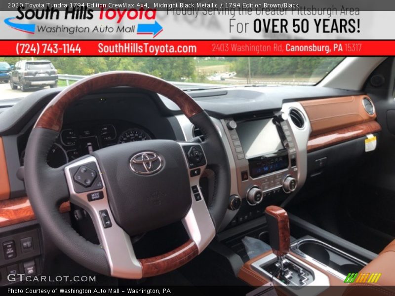 Midnight Black Metallic / 1794 Edition Brown/Black 2020 Toyota Tundra 1794 Edition CrewMax 4x4
