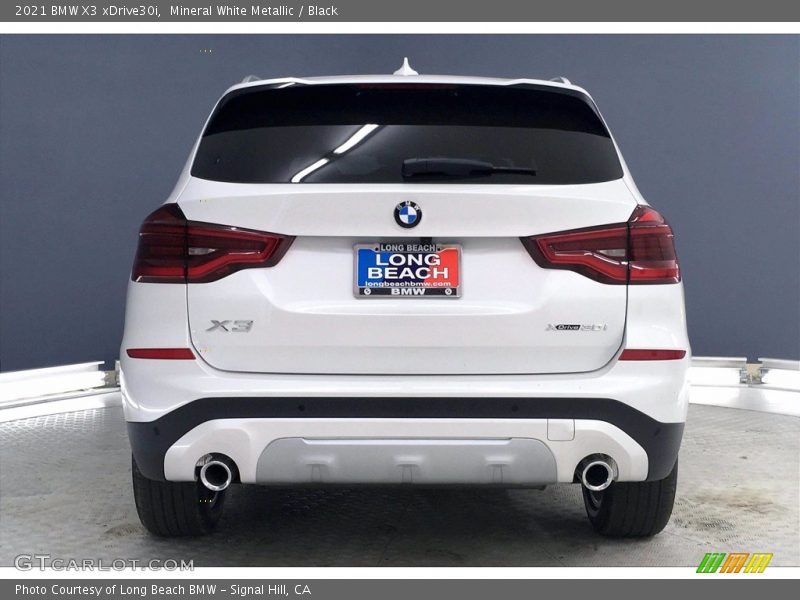 Mineral White Metallic / Black 2021 BMW X3 xDrive30i