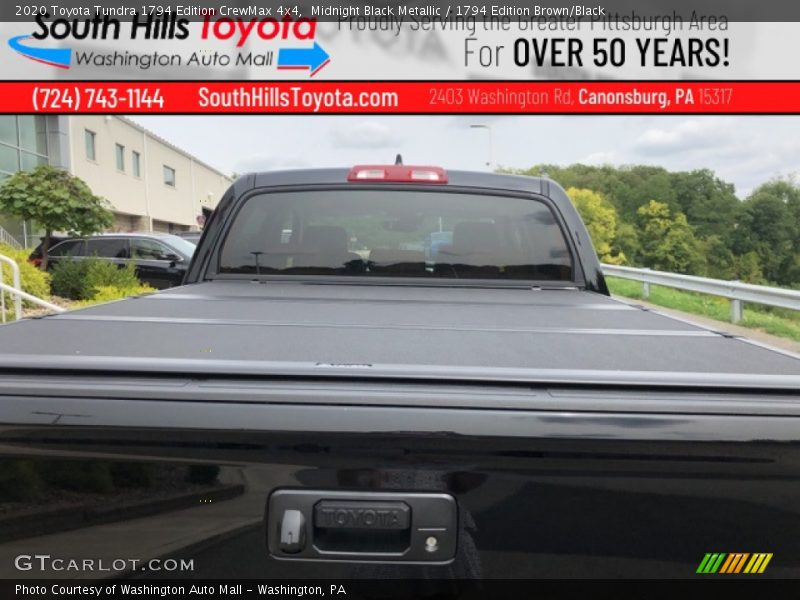 Midnight Black Metallic / 1794 Edition Brown/Black 2020 Toyota Tundra 1794 Edition CrewMax 4x4