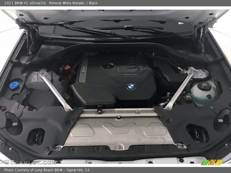 Mineral White Metallic / Black 2021 BMW X3 xDrive30i