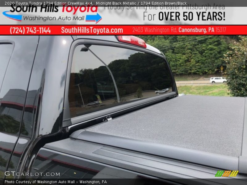 Midnight Black Metallic / 1794 Edition Brown/Black 2020 Toyota Tundra 1794 Edition CrewMax 4x4
