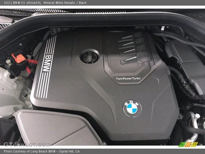 Mineral White Metallic / Black 2021 BMW X3 xDrive30i