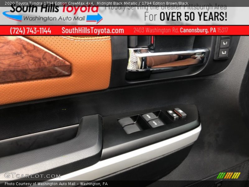 Midnight Black Metallic / 1794 Edition Brown/Black 2020 Toyota Tundra 1794 Edition CrewMax 4x4