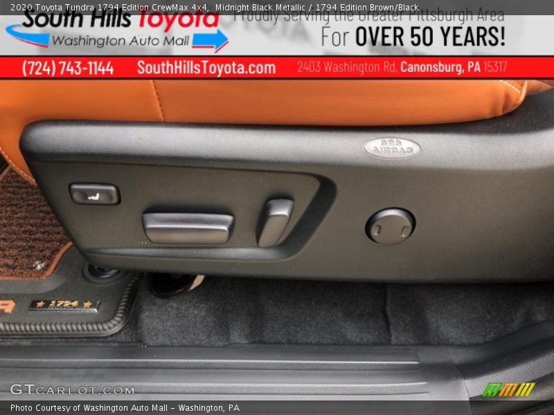 Midnight Black Metallic / 1794 Edition Brown/Black 2020 Toyota Tundra 1794 Edition CrewMax 4x4