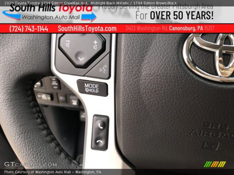 Midnight Black Metallic / 1794 Edition Brown/Black 2020 Toyota Tundra 1794 Edition CrewMax 4x4