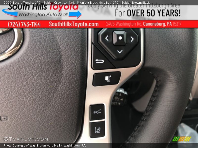 Midnight Black Metallic / 1794 Edition Brown/Black 2020 Toyota Tundra 1794 Edition CrewMax 4x4