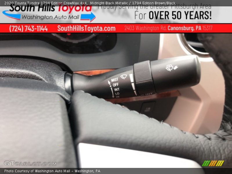 Midnight Black Metallic / 1794 Edition Brown/Black 2020 Toyota Tundra 1794 Edition CrewMax 4x4