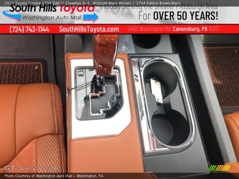 Midnight Black Metallic / 1794 Edition Brown/Black 2020 Toyota Tundra 1794 Edition CrewMax 4x4