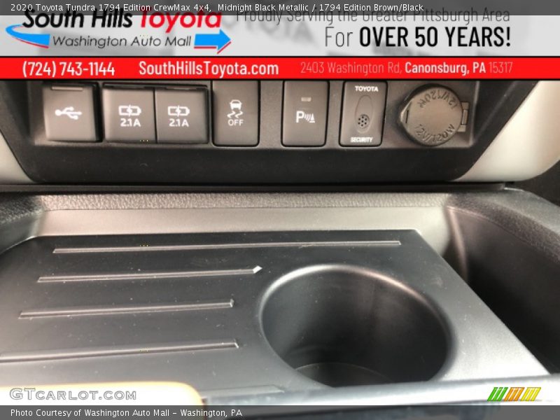 Midnight Black Metallic / 1794 Edition Brown/Black 2020 Toyota Tundra 1794 Edition CrewMax 4x4