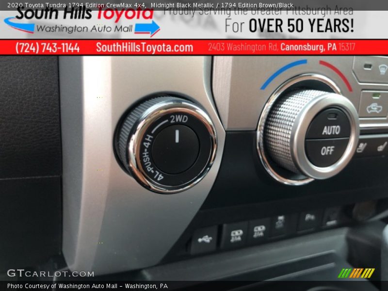 Midnight Black Metallic / 1794 Edition Brown/Black 2020 Toyota Tundra 1794 Edition CrewMax 4x4