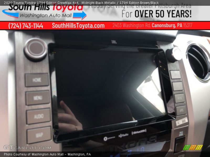 Midnight Black Metallic / 1794 Edition Brown/Black 2020 Toyota Tundra 1794 Edition CrewMax 4x4