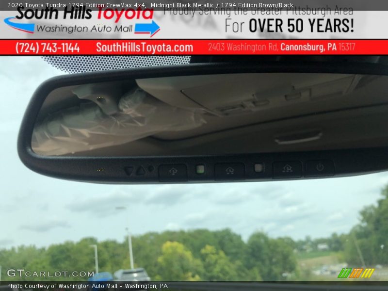 Midnight Black Metallic / 1794 Edition Brown/Black 2020 Toyota Tundra 1794 Edition CrewMax 4x4
