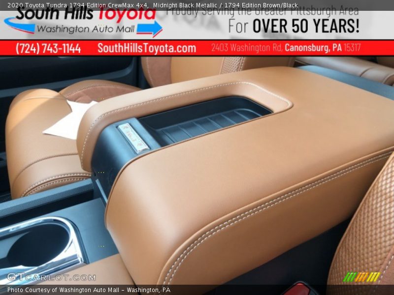 Midnight Black Metallic / 1794 Edition Brown/Black 2020 Toyota Tundra 1794 Edition CrewMax 4x4