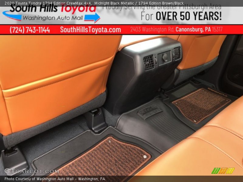 Midnight Black Metallic / 1794 Edition Brown/Black 2020 Toyota Tundra 1794 Edition CrewMax 4x4
