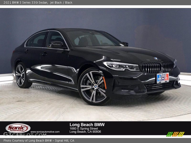 Jet Black / Black 2021 BMW 3 Series 330i Sedan