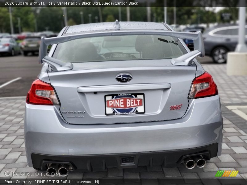 Ice Silver Metallic / Black Ultra Suede/Carbon Black 2020 Subaru WRX STI