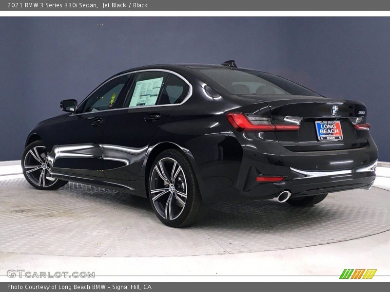Jet Black / Black 2021 BMW 3 Series 330i Sedan