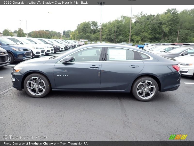 Shadow Gray Metallic / Jet Black 2020 Chevrolet Malibu LT