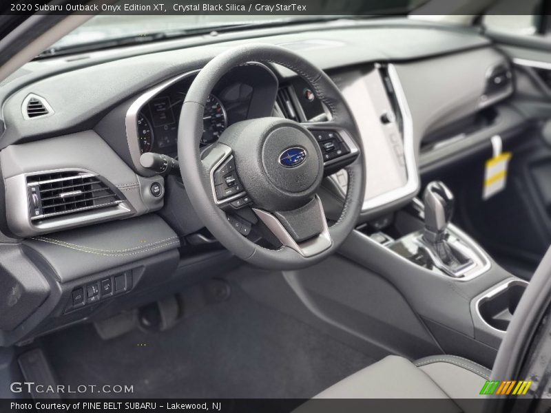 Dashboard of 2020 Outback Onyx Edition XT